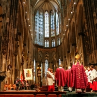06.03.2016 - Msza Św. w katedrze w Köln pod przewodnictwem Ks. Bp. Wiesława Lechowicza_7