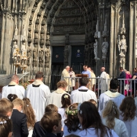 26.05.2016 - Uroczystość Bożego Ciała przed katedrą w Köln_5