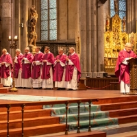 08.03.2020 - Msza św. w katedrze kolońskiej.