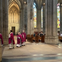 07.03.2021 - Msza Św. w katedrze Kolońskiej.